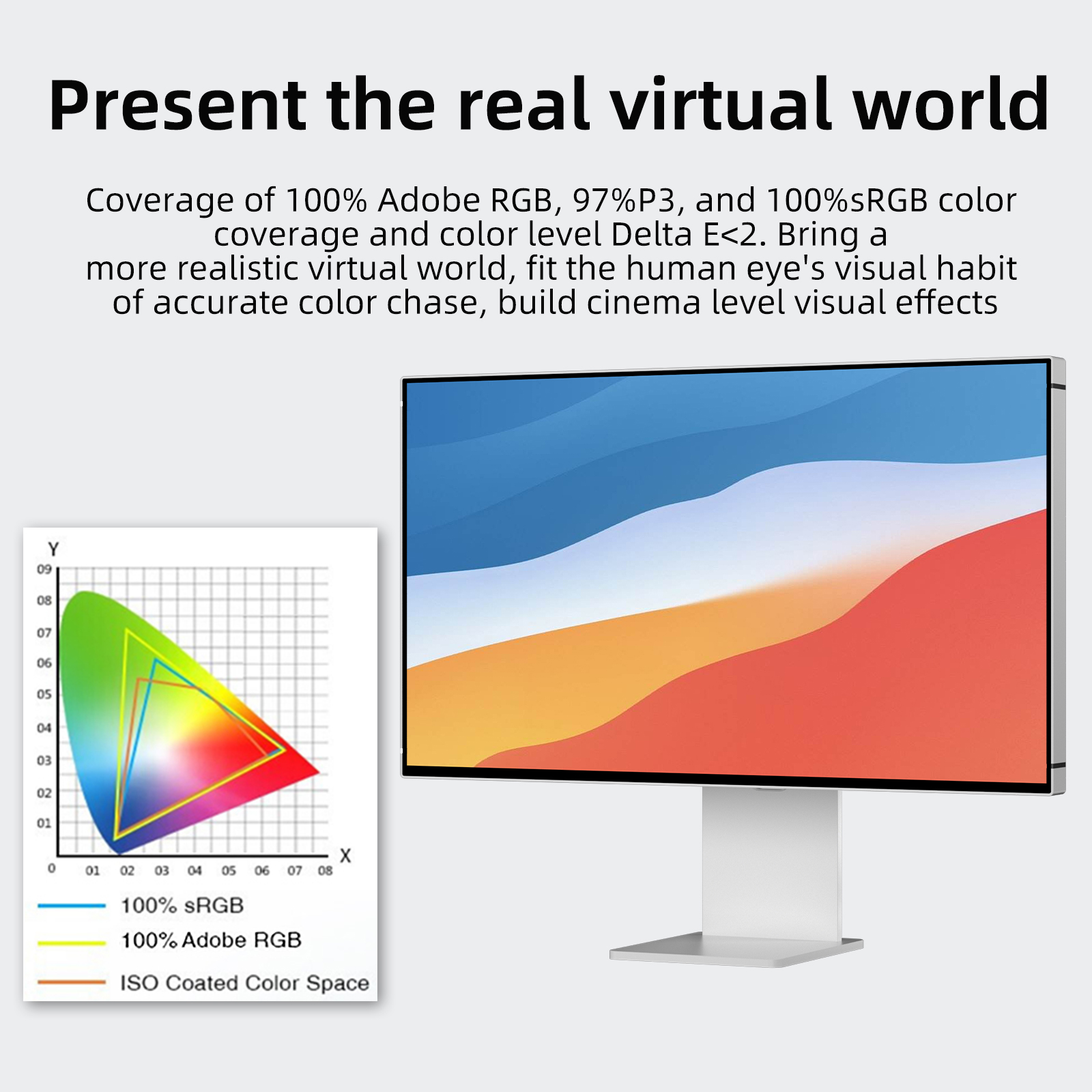 The new model of FLYLOBU monitor is FR278W, a 4k144hz high-end monitor.